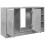 VidaXL vidaXL Sink Cabinet Vanity Unit Storage Cupboard Concrete Grey Engineered Wood 5