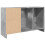 VidaXL vidaXL Sink Cabinet Vanity Unit Storage Cupboard Concrete Grey Engineered Wood 7