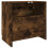 VidaXL vidaXL Sink Cabinet Vanity Unit Storage Cupboard Smoked Oak Engineered Wood 7
