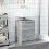 VidaXL vidaXL Sink Cabinet Vanity Unit Storage Cupboard Grey Sonoma Engineered Wood 3