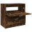 VidaXL vidaXL Sink Cabinet Vanity Unit Storage Cupboard Smoked Oak Engineered Wood 5
