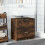 VidaXL vidaXL Sink Cabinet Vanity Unit Storage Cupboard Smoked Oak Engineered Wood 3