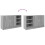 VidaXL vidaXL Sink Cabinet Vanity Unit Storage Cupboard Grey Sonoma Engineered Wood 8