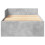VidaXL vidaXL Bed Frame Bed Base Bedstead Concrete Grey 90x200 cm Engineered Wood 5