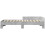 VidaXL vidaXL Bed Frame Bed Base Bedstead Concrete Grey 90x200 cm Engineered Wood 6