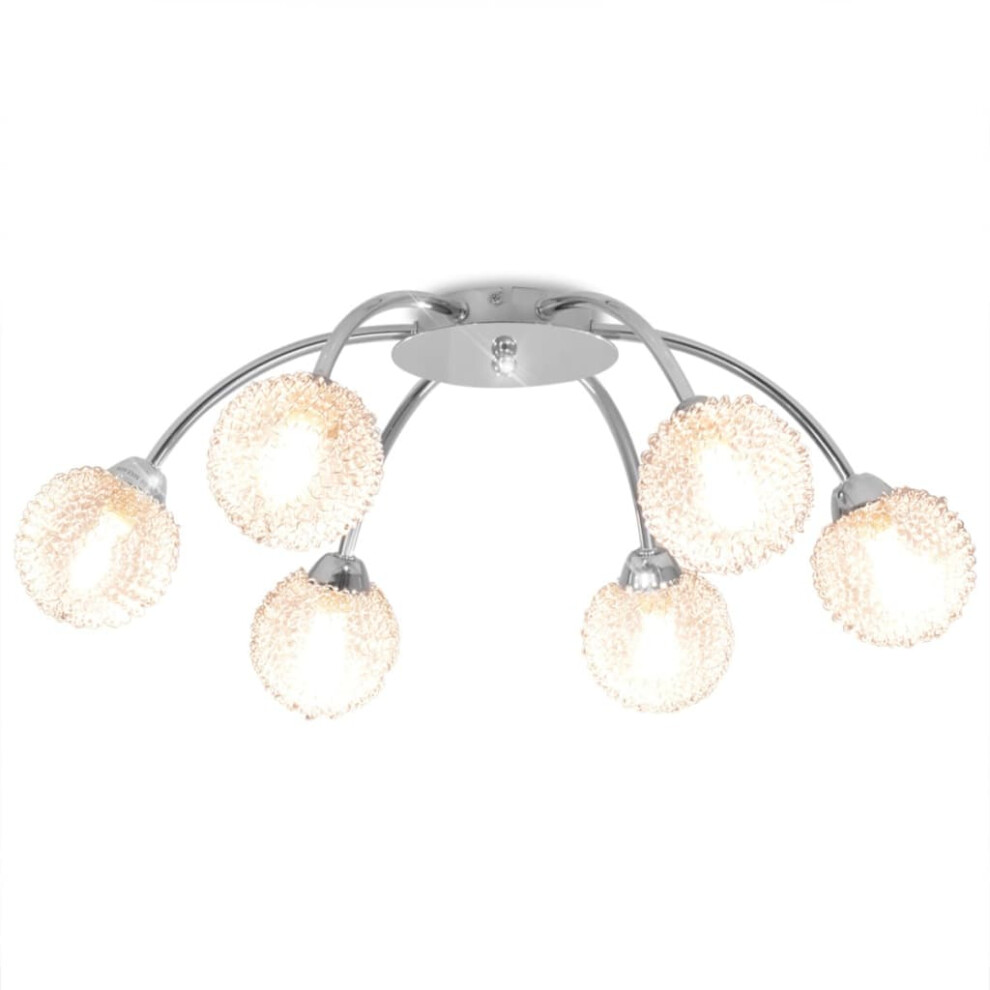 Vidaxl Ceiling Lamp With 6 Led Bulbs Hanging Light Ceiling Chandelier G9 240 W