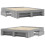 VidaXL vidaXL Bed Frame Bed Base Bedstead Grey Sonoma 160x200 cm Engineered Wood 8