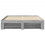 VidaXL vidaXL Bed Frame Bed Base Bedstead Grey Sonoma 160x200 cm Engineered Wood 5