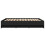 VidaXL vidaXL Bed Frame Bed Base Mattress Foundation Black 160x200 cm Engineered Wood 6