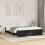 VidaXL vidaXL Bed Frame Bed Base Mattress Foundation Black 160x200 cm Engineered Wood 3