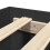 VidaXL vidaXL Bed Frame Bed Base Mattress Foundation Black 140x200 cm Engineered Wood 8