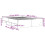 VidaXL vidaXL Bed Frame Bed Base Mattress Foundation Black 140x200 cm Engineered Wood 10
