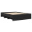 VidaXL vidaXL Bed Frame Home Bed Base Black 120x190 cm Small Double Engineered Wood 2