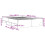 VidaXL vidaXL Bed Frame Bed Base Mattress Foundation Black 120x200 cm Engineered Wood 4