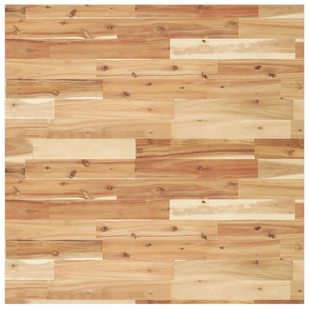 Vidaxl Table Top Replacement Desktop Dining Table Top Square Solid Wood Acacia
