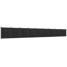 vidaXL Zaunelement Grau 1564x186 cm WPC