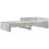VidaXL vidaXL Bed Frame Bed Base Bedstead Concrete Grey 100x200 cm Engineered Wood 2