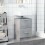 VidaXL vidaXL Sink Cabinet Vanity Unit Storage Cupboard Concrete Grey Engineered Wood 3