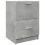 VidaXL vidaXL Sink Cabinet Vanity Unit Storage Cupboard Concrete Grey Engineered Wood 1
