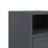 VidaXL vidaXL Bedside Cabinets Nightstand Bed Table Side Table 2 pcs Anthracite Steel 7
