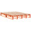 VidaXL vidaXL Bed Frame Bed Base Wax Brown 120x190 cm Small Double Solid Wood Pine 3