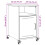 VidaXL vidaXL Bedside Cabinets Nightstand Bed Table Side Table 2 pcs Anthracite Steel 4