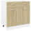 VidaXL vidaXL Kitchen Cabinet Set 7 Piece Storage Unit Sonoma Oak Engineered Wood 9