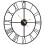 VidaXL vidaXL Wall Clock Battery-Operated Modern Quartz Round Wall Clock Black Iron 3