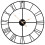 VidaXL vidaXL Wall Clock Battery-Operated Modern Quartz Round Wall Clock Black Iron 2