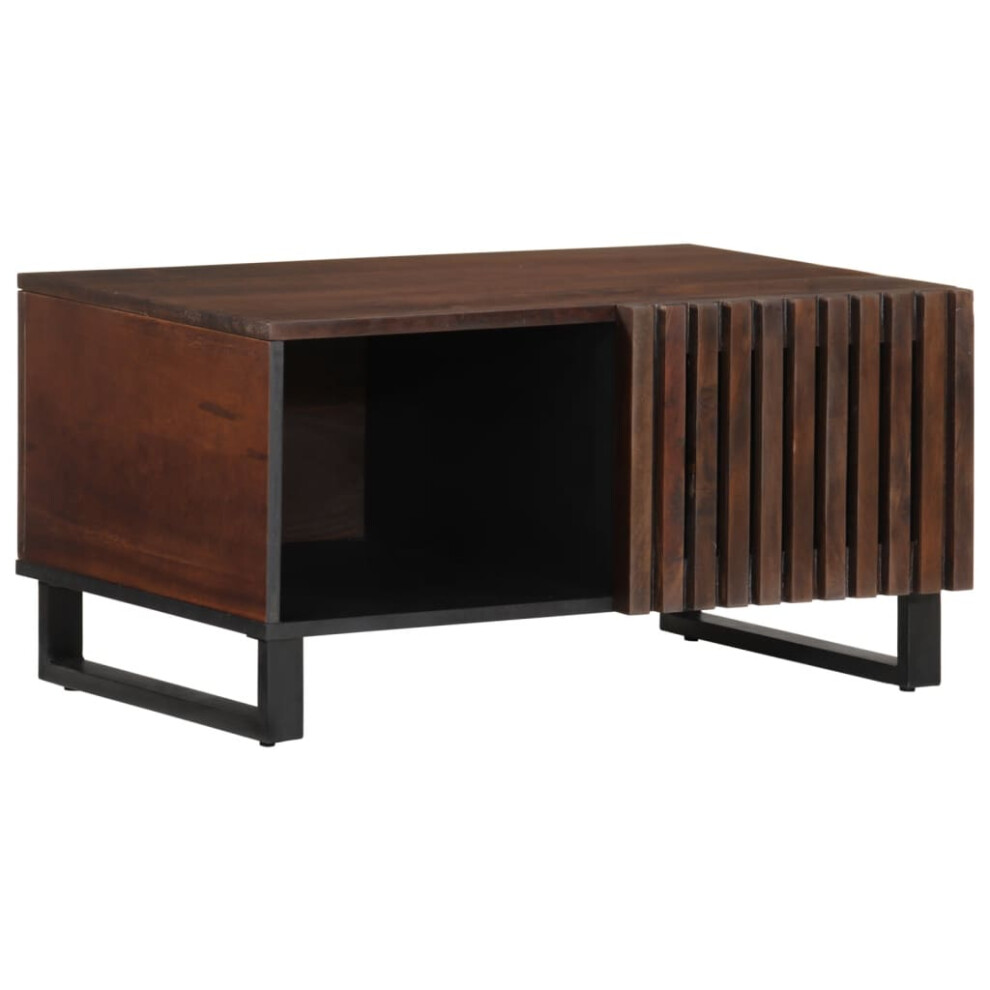 vidaXL Coffee Table Hallway End Table Accent Side Table Brown Solid Wood Mango