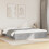 VidaXL vidaXL Bed Frame Bed Base Concrete Grey 180x200 cm King Size Engineered Wood 3