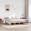 VidaXL vidaXL Bed Frame Bed Base Wax Brown 180x200 cm Super King Solid Wood Pine 3