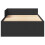 VidaXL vidaXL Bed Frame Home Bed Base Black 75x190 cm Small Single Engineered Wood 5
