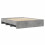 VidaXL vidaXL Bed Frame Bed Base Concrete Grey 150x200 cm King Size Engineered Wood 1
