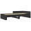 VidaXL vidaXL Bed Frame Home Bed Base Black 75x190 cm Small Single Engineered Wood 1