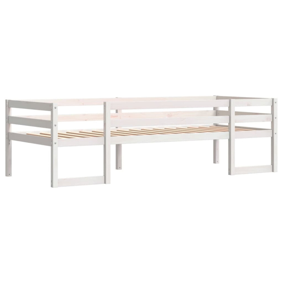 Vidaxl Kids' Bed Frame Children's Bed Base White 90X200 Cm Solid Wood Pine