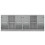 VidaXL vidaXL Bookcase with Doors Bookshelf Rack Cabinet Grey Sonoma Engineered Wood 6