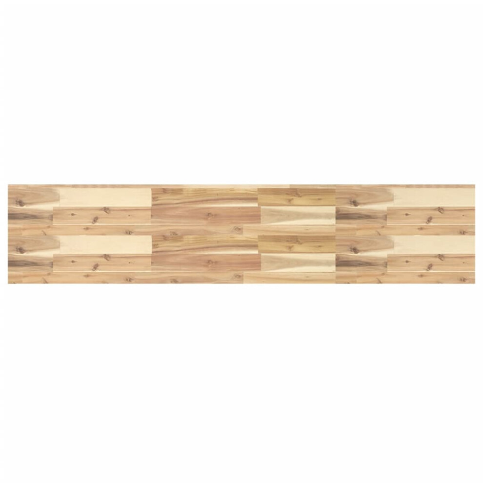 Vidaxl Table Top Replacement Dining Table Top Rectangular Solid Wood Acacia