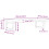 VidaXL vidaXL Basin Shelf Wall Mounted Bathroom Countertop Steel and Solid Wood Beech 11