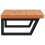 VidaXL vidaXL Basin Shelf Wall Mounted Bathroom Countertop Steel and Solid Wood Beech 5