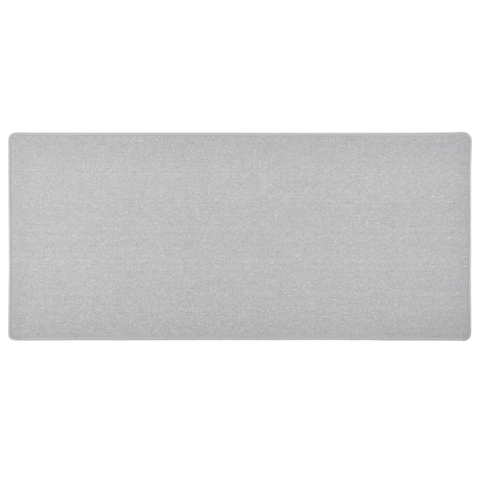 Vidaxl Carpet Runner Light Grey Hallway Kitchen Floor Carpet Mat Area Rug