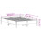 VidaXL vidaXL Bed Frame Bed Base Mattress Foundation White 160x200 cm Solid Wood Pine 9