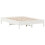 VidaXL vidaXL Bed Frame Bed Base Mattress Foundation White 160x200 cm Solid Wood Pine 6