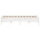 VidaXL vidaXL Bed Frame Bed Base Mattress Foundation White 160x200 cm Solid Wood Pine 5