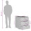 VidaXL vidaXL Gartenschrank Braun 55x59x69 cm Poly Rattan 4