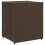 VidaXL vidaXL Gartenschrank Braun 55x59x69 cm Poly Rattan 9