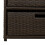 VidaXL vidaXL Gartenschrank Braun 55x59x69 cm Poly Rattan 10