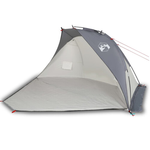 VidaXL vidaXL Strandzelt Grau 268x223x125 cm 185T Polyester