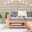 VidaXL vidaXL Garden Armrest Sofa Outdoor Sofa Sectional Sofa Solid Wood Douglas 3
