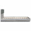 VidaXL vidaXL Bed Frame with Headboard and LED Lights Bed Grey Sonoma Small Double 7